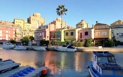 Hamn i Valencia, Spanien